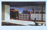 Edward Hopper exhibition poster - Dawn in Pennsylvania - Terra Museum of American Art - museum artist - art print - train station