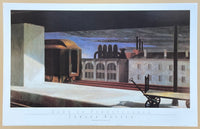 Edward Hopper exhibition poster - Dawn in Pennsylvania - Terra Museum of American Art - museum artist - art print - train station