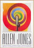 Allen Jones exhibition poster - Kunst Museum Dusseldorf - very rare art print -  museum artist - Pop Art - British artist - 1980