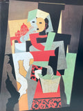 Pablo Picasso exhibition poster - L'Italienne, 1917 - The Italian lady - portrait - cubism - museum artist - art print - 1996