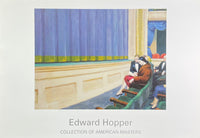 Edward Hopper exhibition poster - First row orchestra - Collection of American Masters - museum artist - art print - 1997