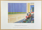 Edward Hopper exhibition poster - First row orchestra - Collection of American Masters - museum artist - art print - 1997