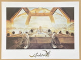 Salvador Dali exhibition poster - L'ultima Cena -  last supper - museum artist - art print - offset lithograph - excellent