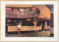 Edward Hopper exhibition poster - Sheridan Theater - American painter - museum artist - art print - 2005