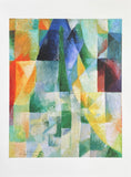 Robert Delaunay exhibition poster - Simultaneous Windows - museum artist - art print