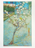 Vincent van Gogh exhibition poster - Blossoming pear tree - museum artist - art print