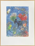 Marc Chagall exhibition poster - l'été - summer - museum artist - art print - 1994