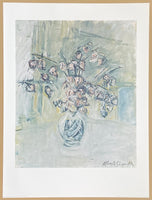 Alberto Giacometti exhibition poster - Lanternes, 1966 - Still life - vase with flowers - Swiss artist - museum artist - art print