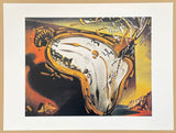 Salvador Dali exhibition poster - Le montres molles - museum artist - art print - surrealist