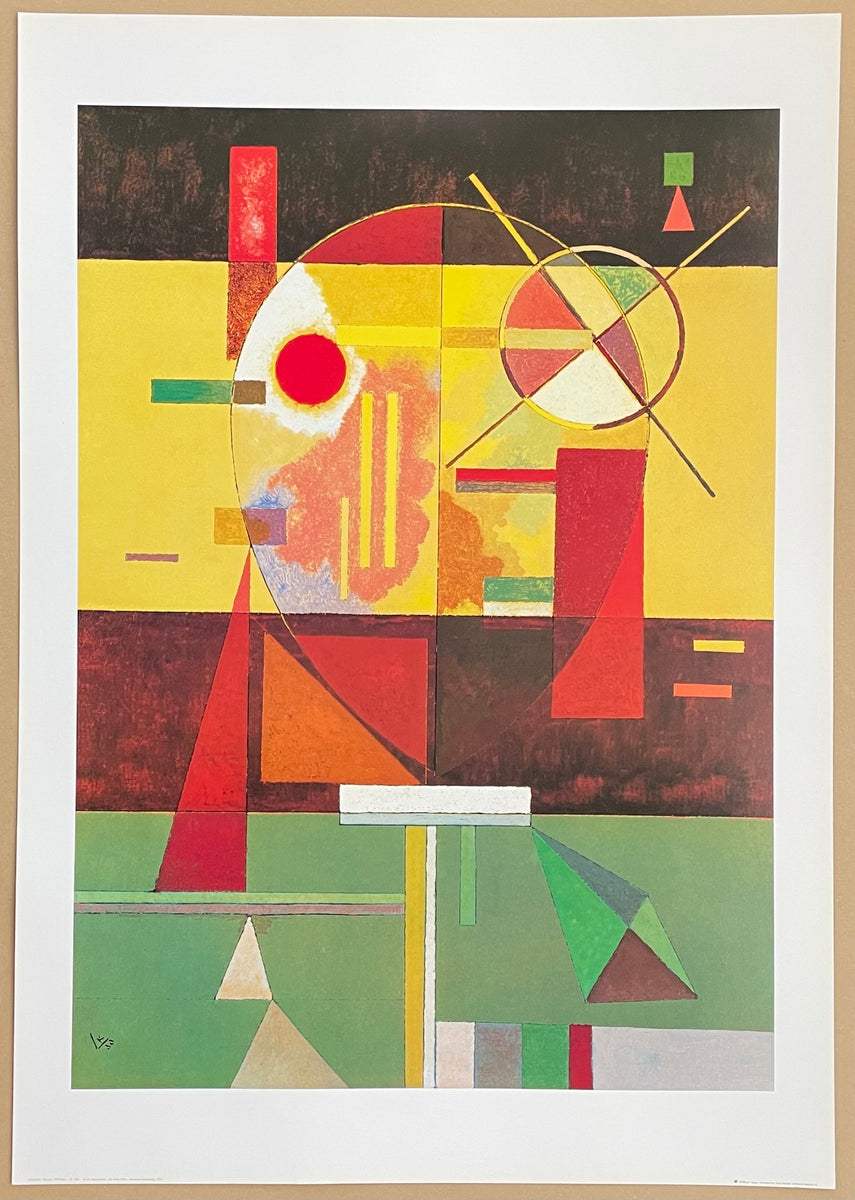 Wassily Kandinsky exhibition poster - Decomposed Tension - museum arti ...