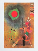 Wassily Kandinsky exhibition poster - Light up - Aufleuchten - museum artist - art print - 1999