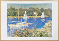 Claude Monet exhibition poster - The bassin at Argenteuil - impressionist - romantic - museum artist - large art print