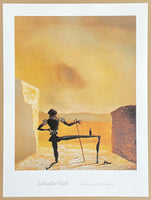 Salvador Dali exhibition poster - The ghost of Vermeer - museum artist - art print - surrealist - 2004