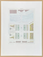 Jakob Ignaz Hittorff exhibition poster - Place de la Concorde - Project B - silkscreen paper - Paris - Architecture - art print