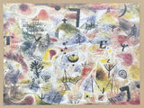 Paul Klee exhibition poster - Abstract Painting - cubism - museum artist - art print