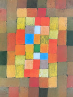 Paul Klee exhibition poster - Static Dynamic Gradation - cubism - museum artist - art print