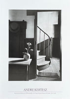 Andre Kertesz exhibition poster - Chez Mondrian - International Museum of photography - black and white - art print - 1987