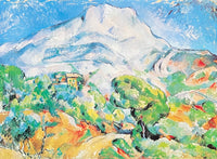 Paul Cezanne exhibition poster - Mountain Sainte-Victoire - landscape - museum artist - art print