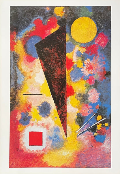 Vassily Kandinsky exhibition poster - Resonance multicolor - museum artist - large art print