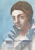 Pablo Picasso exhibition poster - Portrait of Olga - The Museum of Modern Art New York - museum artist - art print - 1996