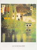 Gustav Klimt exhibition poster - Schloss am Attersee - museum artist - art print