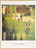 Gustav Klimt exhibition poster - Schloss am Attersee - museum artist - art print