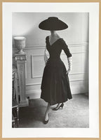 Kurt Hutton exhibition poster - New Look - fashion - model - German Photographer - art print - black white