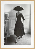 Kurt Hutton exhibition poster - New Look - fashion - model - German Photographer - art print - black white