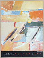 Richard Diebenkorn exhibition poster - Berkeley no. 8 - North Carolina Museum of Art - museum artist - art print - contemporary art - 1995