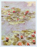 Claude Monet exhibition poster - Water lilies - impressionist - romantic - museum artist - art print