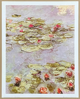 Claude Monet exhibition poster - Water lilies - impressionist - romantic - museum artist - art print