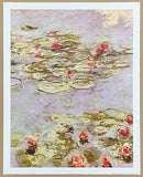 Claude Monet exhibition poster - Water lilies - impressionist - romantic - museum artist - art print