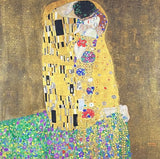 Gustav Klimt exhibition poster - The kiss - love - museum artist - art print