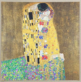 Gustav Klimt exhibition poster - The kiss - love - museum artist - art print