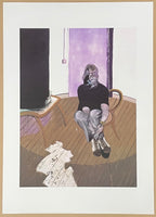 Francis Bacon exhibition poster - Self portrait - Seated  museum print - art print