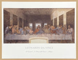 Leonardo da Vinci exhibition poster - The last supper - bible - renaissance - museum artist - art print