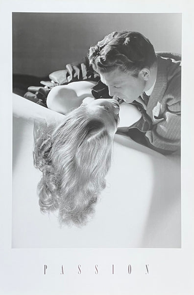 H. Armstrong Roberts exhibition poster - Passion - Love - Kiss - famous photography - black and white - museum artist - art print