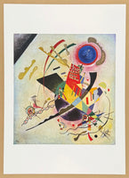 Wassily Kandinsky exhibition poster - Blue circle - museum artist - art print
