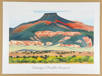 Georgia O'Keeffe exhibition poster - Pedernal, 1941 - museum artist - art print