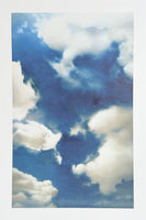 Gerhard Richter exhibition poster - Clouds - museum artist - large art print - photography - offset lithograph