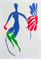 Henri Matisse exhibition poster - Blue nude with green stockings - French Art - museum artist - art print - 1997