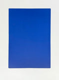 Yves Klein exhibition poster - California - blue square - French Artist - museum artist - art print - blue