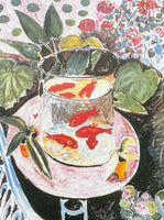 Henri Matisse exhibition poster - Still life with goldfish - French Art - museum artist - art print - 1999