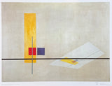 Laszlo Moholy-Nagy exhibition poster - Composition Z 1 - BAUHAUS - museum artist - art print - 1988