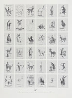 Philippe Geraud exhibition poster - En hommage a tous les cancres de la terre - french artist - donkey - art print