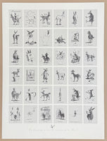 Philippe Geraud exhibition poster - En hommage a tous les cancres de la terre - french artist - donkey - art print