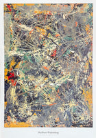 Jackson Pollock exhibition poster - Action Painting - American painter - museum artist - art print