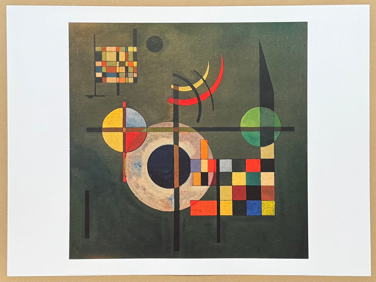 Kandinsky exhibition poster - Counterweights - museum artist - art pri ...