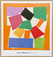 Henri Matisse exhibition poster - The snail - French Art - museum artist - art print