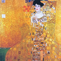 Gustav Klimt exhibition poster - Portrait of Adele Bloch-Bauer - Lady in golden dress - museum artist - art print